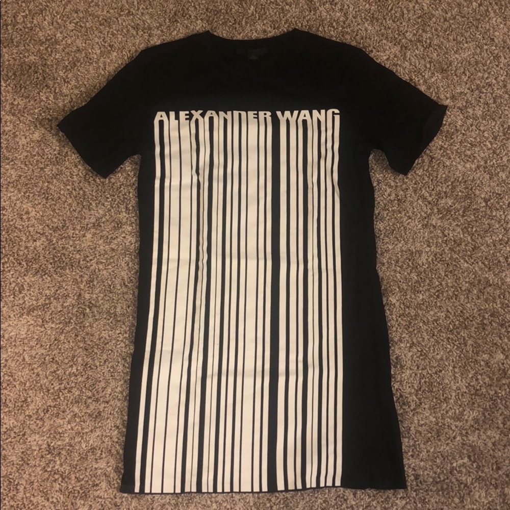 ALEXANDER WANG T SHIRT MINI DRESS